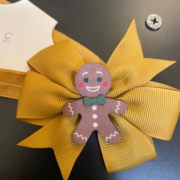 5 Baby Christmas Headbands Handmade - Picture 6 of 7